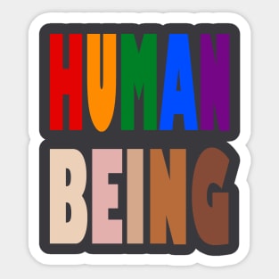 Human Being Pride Sticker